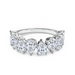 Large Pear Half Diamond Band - Armans Fine Jewellery