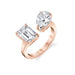 Leah Two Stone Engagement Ring - Armans Fine Jewellery