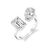 Leah Two Stone Engagement Ring - Armans Fine Jewellery