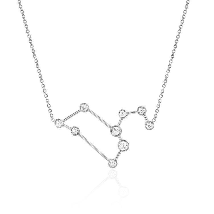 Leo constellation clearance necklace silver