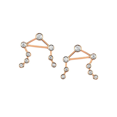Libra Diamond Constellation Studs - Armans Fine Jewellery