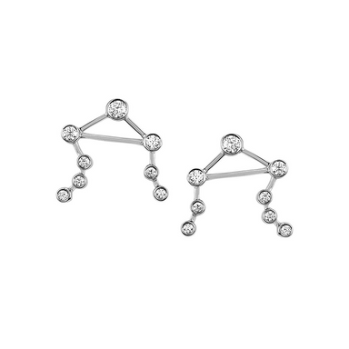Libra Diamond Constellation Studs - Armans Fine Jewellery