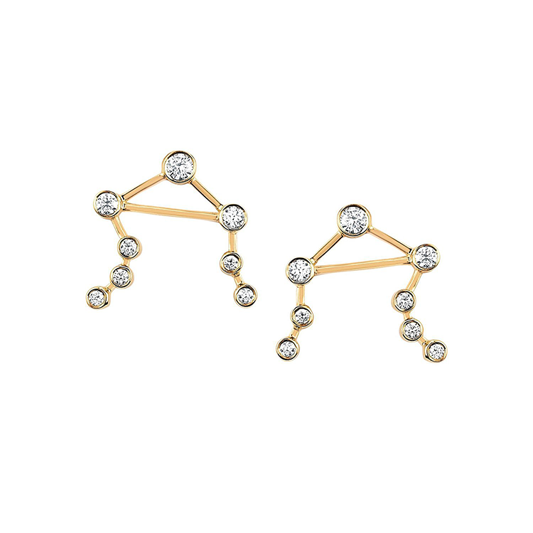 Libra Diamond Constellation Studs - Armans Fine Jewellery
