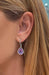 Amethyst Drop Earrings - Armans Fine Jewellery