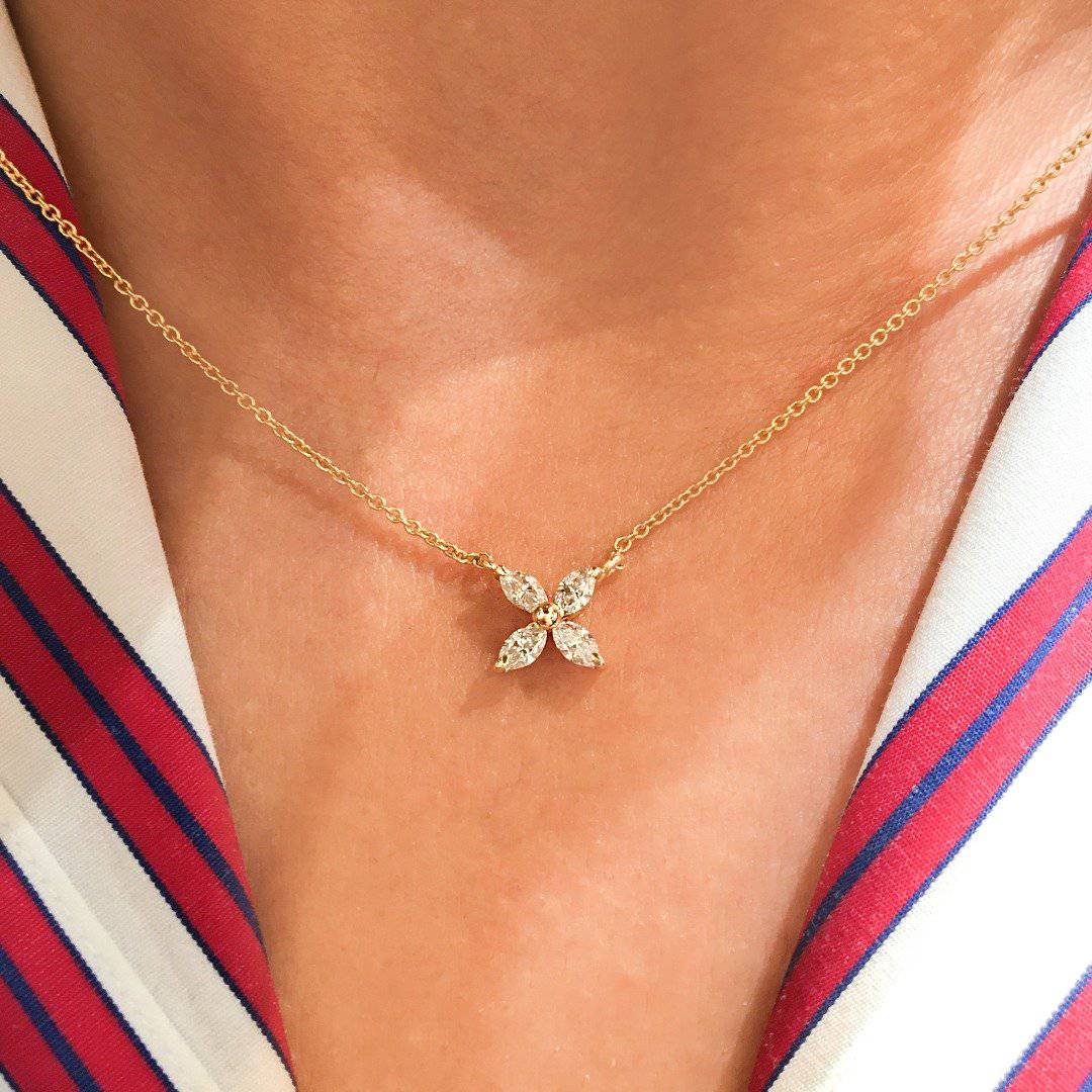 Lily Diamond Pendant - Armans Fine Jewellery