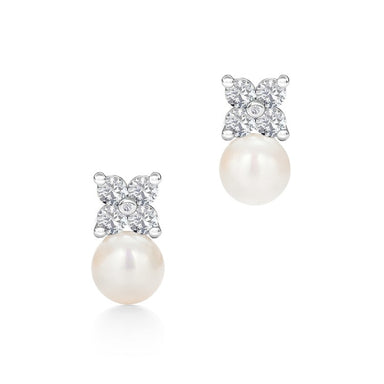 Lilly South Sea Pearl Stud Drop Earrings - Armans Fine Jewellery