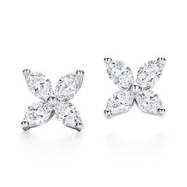Lily Diamond Studs - Armans Fine Jewellery
