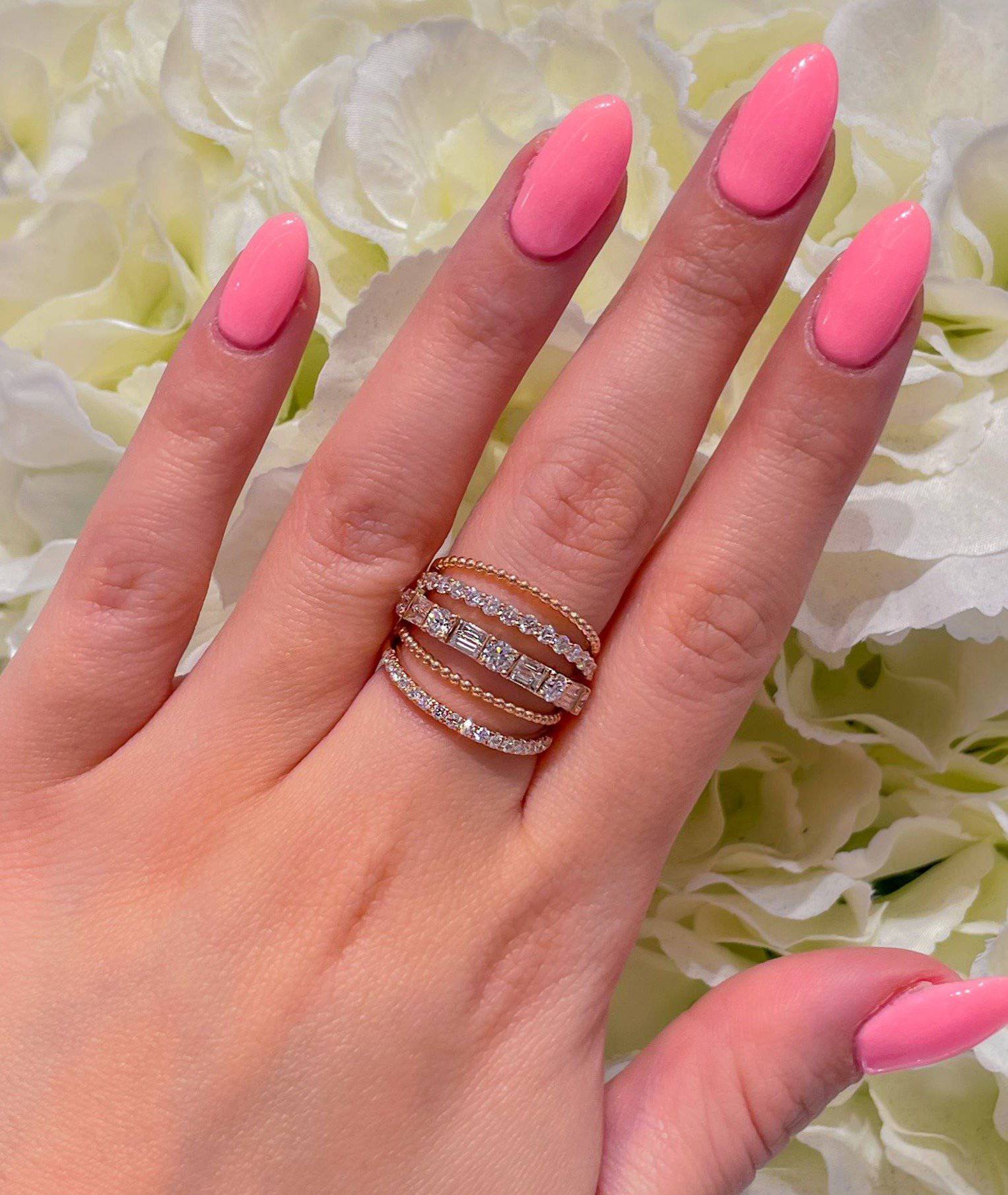 London Open Diamond Ring - Armans Fine Jewellery