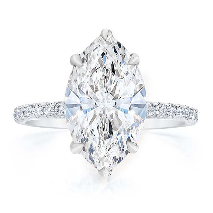 Marquise Allegra Engagement Ring - Armans Fine Jewellery