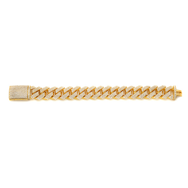Men's Cuban Link Diamond Bracelet - Armans Fine Jewellery