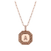 Men's Diamond Initial Nameplate Necklace - Armans Fine Jewellery