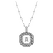 Men's Diamond Initial Nameplate Necklace - Armans Fine Jewellery