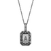 Men's Pavé Diamond Initial Nameplate Necklace - Armans Fine Jewellery