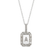 Men's Pavé Diamond Initial Nameplate Necklace - Armans Fine Jewellery