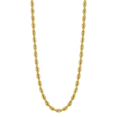 Men's Solid Gold Rope Chain - Armans Fine Jewellery