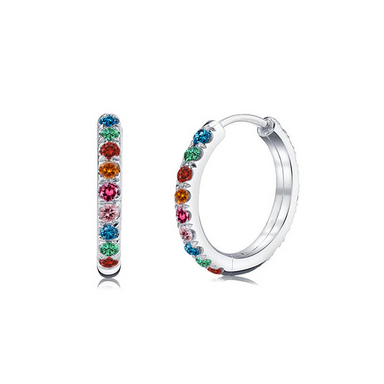 Mia Rainbow Huggies - Armans Fine Jewellery