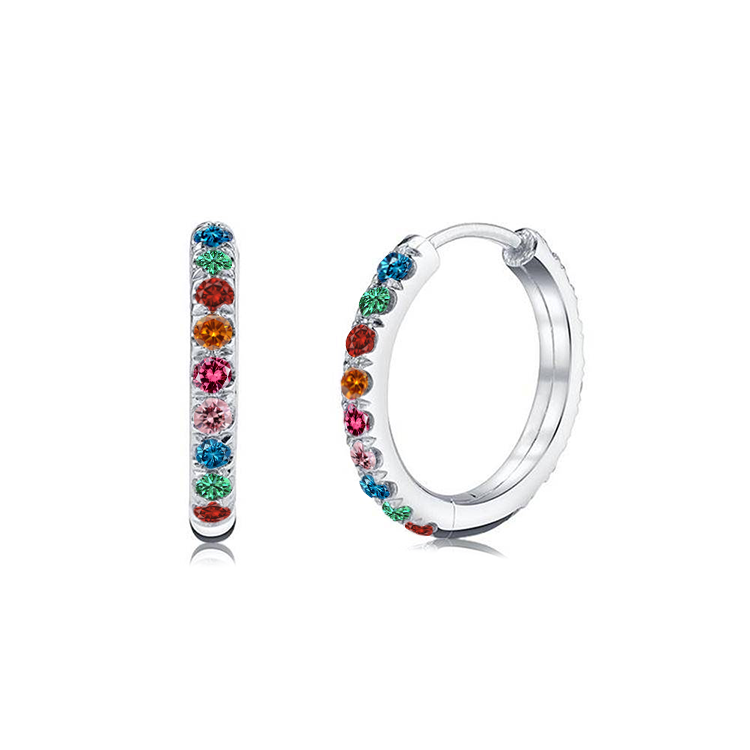 Mia Rainbow Huggies - Armans Fine Jewellery