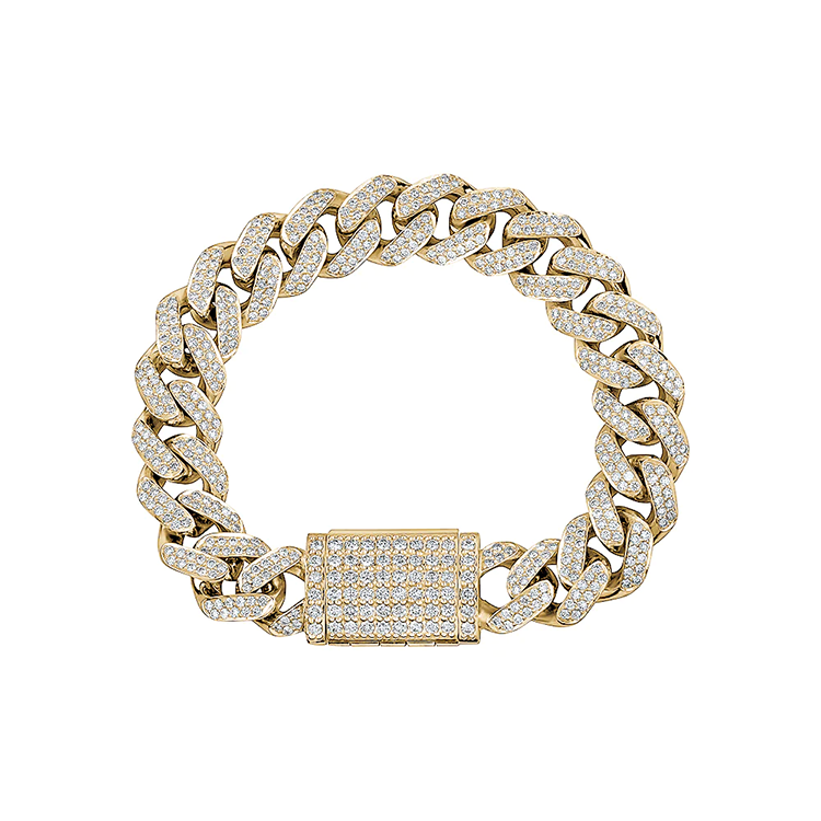 Miami Diamond Cuban Bracelet Men s Armans Fine Jewellery