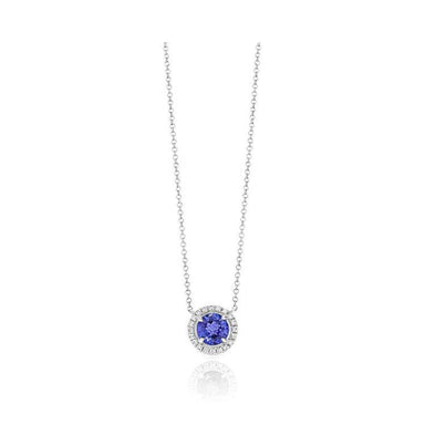 Midnight Blue Sapphire Pendant - Armans Fine Jewellery