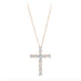 Mini Baguette Diamond Cross Necklace - Armans Fine Jewellery