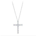 Mini Baguette Diamond Cross Necklace - Armans Fine Jewellery