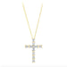 Mini Baguette Diamond Cross Necklace - Armans Fine Jewellery