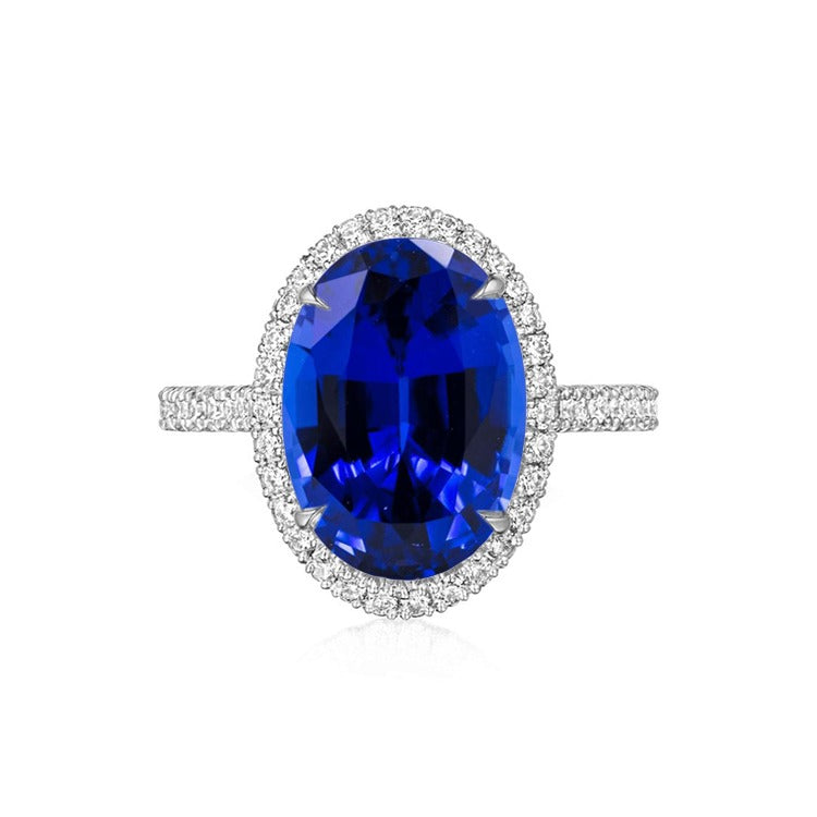 Monaco Sapphire Engagement Ring - Armans Fine Jewellery