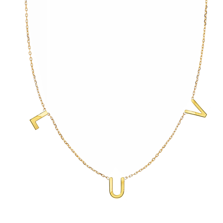 Petite Multi Initial Necklace - Armans Fine Jewellery