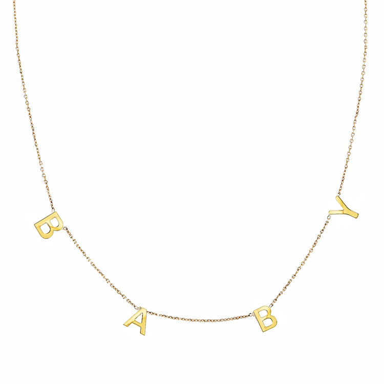 Petite Multi Initial Necklace - Armans Fine Jewellery