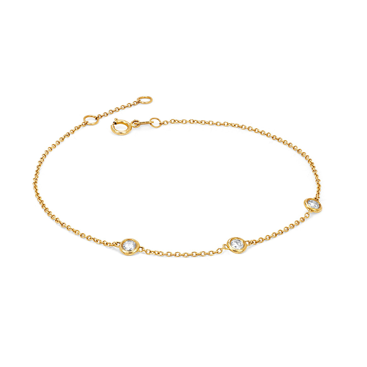 Orbit Diamond Anklet - Armans Fine Jewellery
