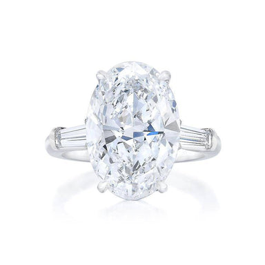 Oval Diamante Engagement Ring - Armans Fine Jewellery
