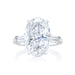 Oval Diamante Engagement Ring - Armans Fine Jewellery