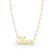 Paperclip Name Necklace - Armans Fine Jewellery