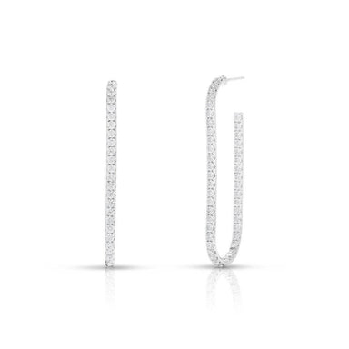 Paris Oval Hoops - Armans Fine Jewellery
