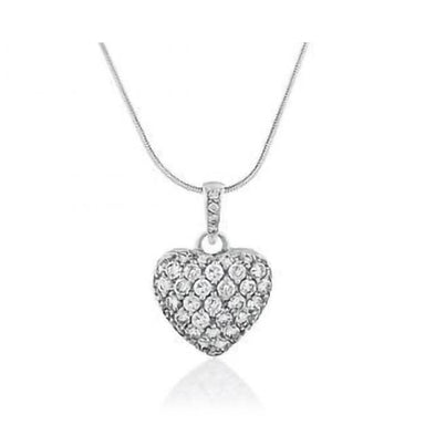 Pavé Heart Pendant - Armans Fine Jewellery