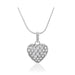 Pavé Heart Pendant - Armans Fine Jewellery