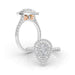 Pear Double Halo Engagement Ring - Armans Fine Jewellery