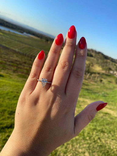 Pear Allegra Engagement Ring - Armans Fine Jewellery