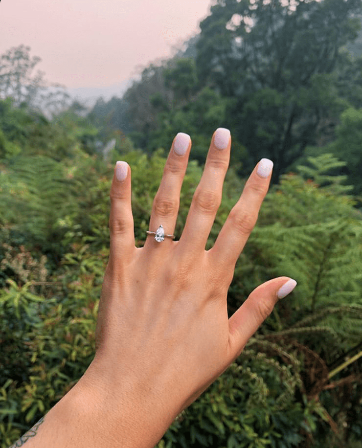 Pear Allure Engagement Ring - Armans Fine Jewellery