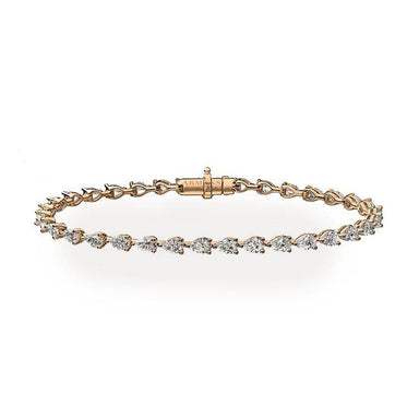 Pear Diamond Tennis Bracelet - Armans Fine Jewellery