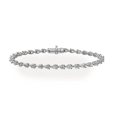 Pear Diamond Tennis Bracelet - Armans Fine Jewellery