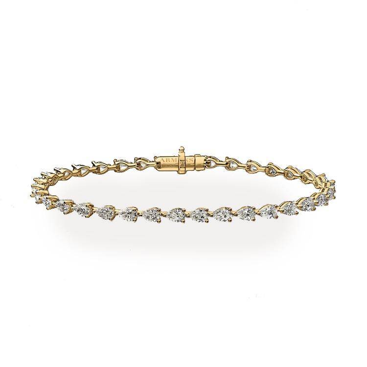 Pear Diamond Tennis Bracelet - Armans Fine Jewellery