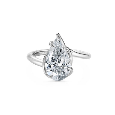 Pear Diamond Twist Engagement Ring - Armans Fine Jewellery