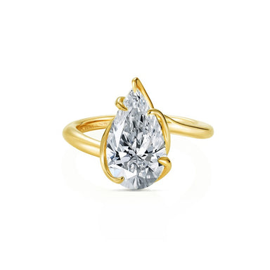 Pear Diamond Twist Engagement Ring - Armans Fine Jewellery