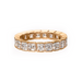 Petite Asscher Bezel Set Wedding Band - Armans Fine Jewellery