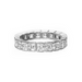 Petite Asscher Bezel Set Wedding Band - Armans Fine Jewellery
