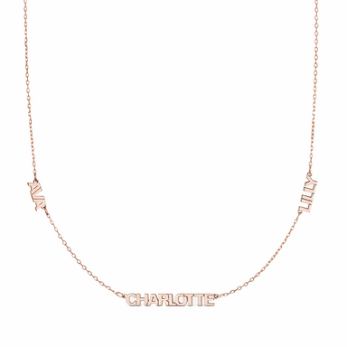 Petite Multi Name Necklace - Armans Fine Jewellery