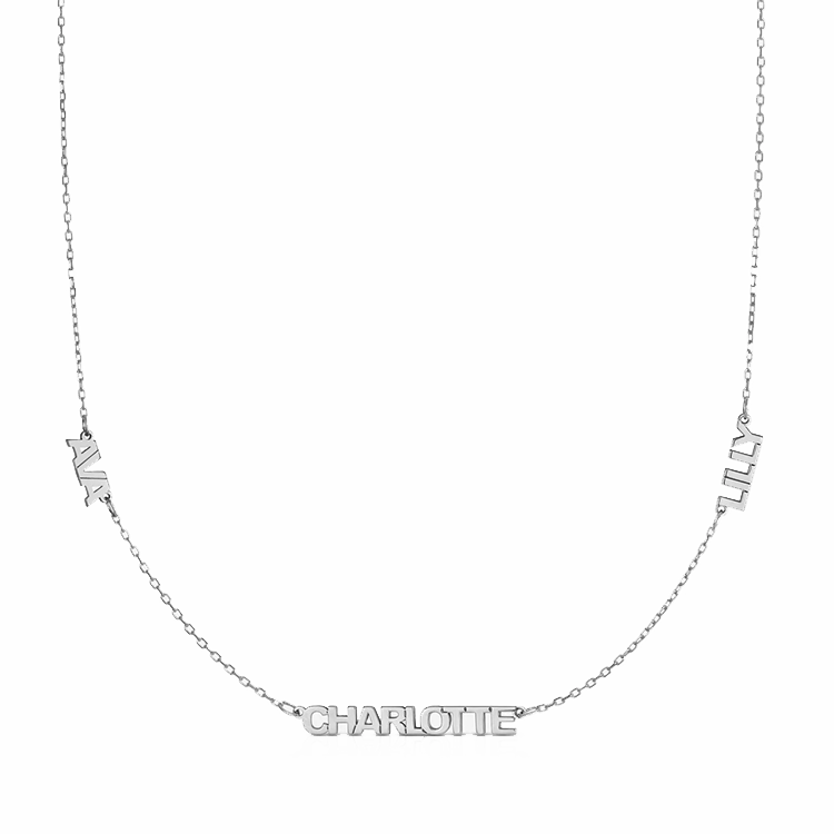 Petite Multi Name Necklace - Armans Fine Jewellery