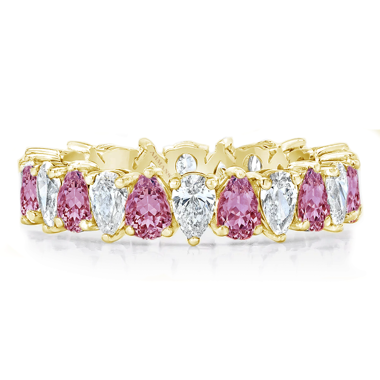 Petite Pear Gender Reveal Ring - Armans Fine Jewellery