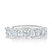 Petite Pear Half Diamond Band - Armans Fine Jewellery